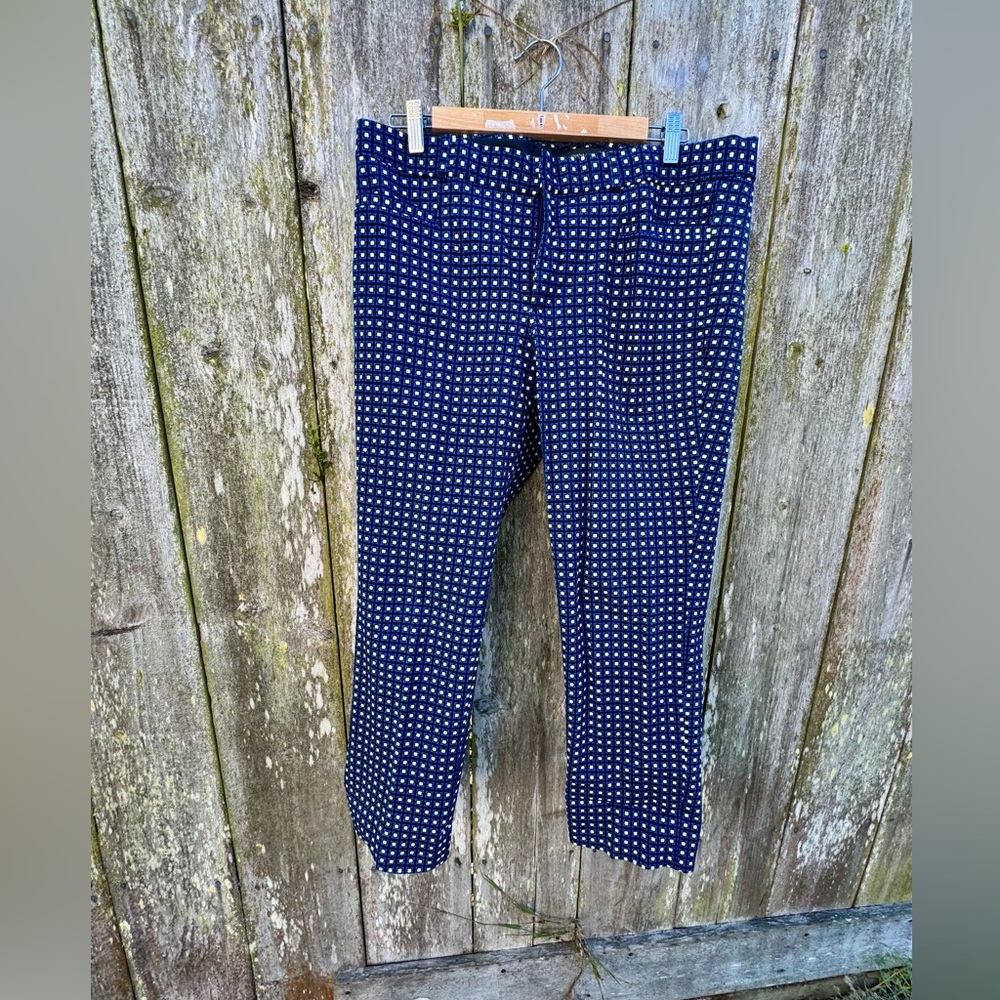 Banana Republic Sloan-Fit Slim Ankle Pant Tailored Trouser Academia